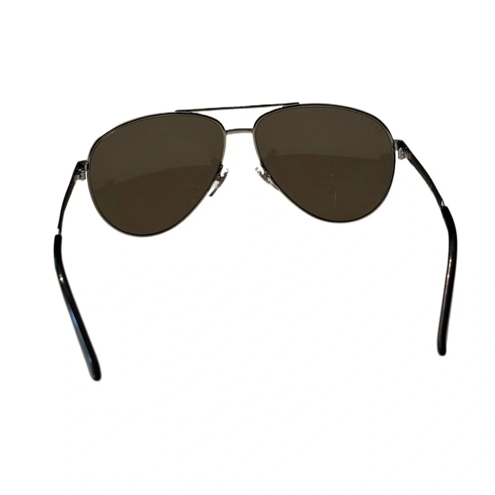 ❌SOLD❌ GUCCI Aviator Sunglasses w/Striped Logo - Picture 2 of 4